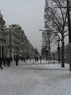 Монмартр в снегу