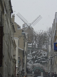Монмартр в снегу
