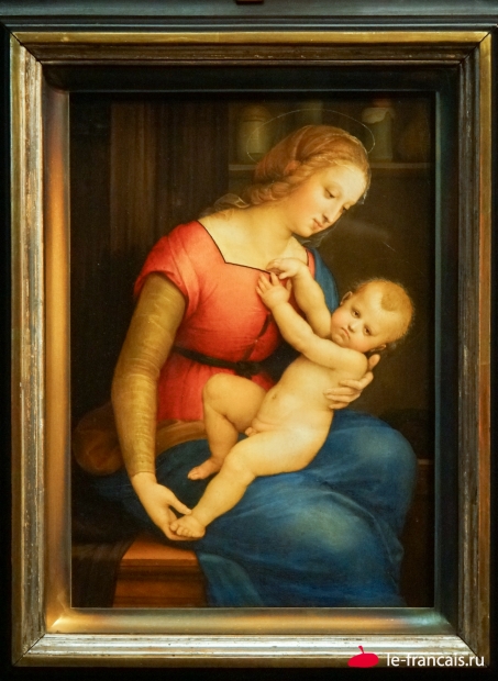 Мадонна Орлеанская   Рафаэль Санти, 1507 Фото: Илья Думов, le-francais.ru