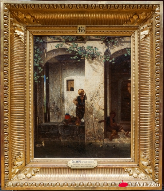 Турецкие дети у фонтана.  Alexandre-Gabriel Decamps Фото: Илья Думов, le-francais.ru